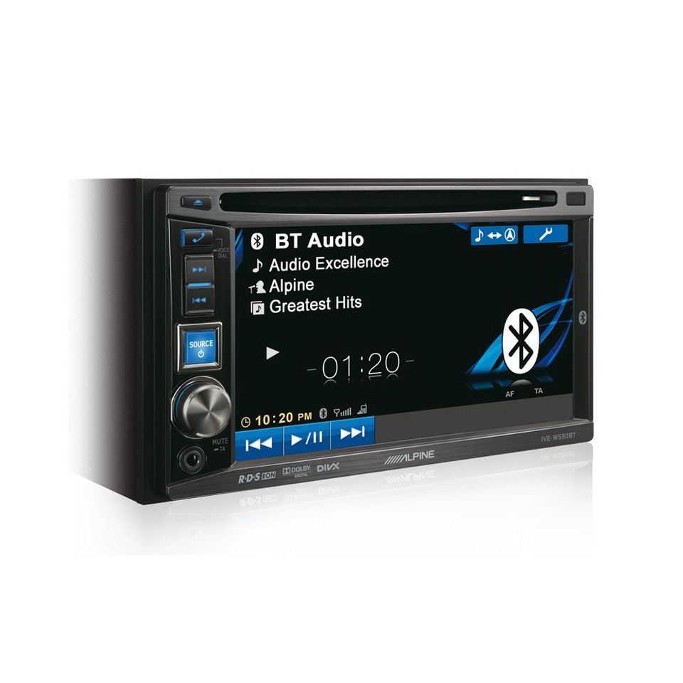 Alpine Car Audio IVEW530BT Double Din AV system with built in Bluetooth