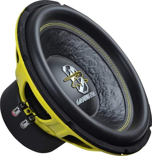 Ground Zero Iridium GZIW 15SPL - 1200 Watts SPL 15″ high-quality SPL subwoofer with a reinforced paper cone